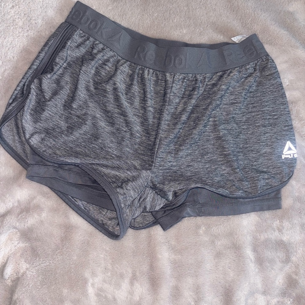 Reebok Gray Performance Athletic Shorts